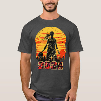 Camiseta Irmã Orgulhosa de um Formando de basquete de 2024