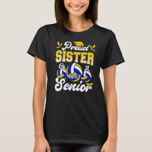 Camiseta Irmã Orgulhosa de um Formando de Voleibol 2023