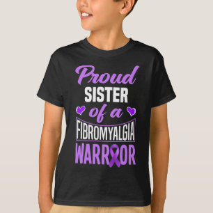 Camiseta Irmã Orgulhosa De Um Guerreiro De Fibromialgia