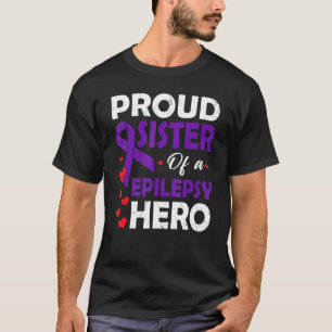 Camiseta Irmã Orgulhosa De Uma Costela Púrpura Do Guerreiro