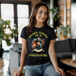 Camiseta Irmã Orgulhosa De Uma Determinação Do FireFighter
