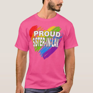 Camiseta Irmã OrgulhosaEmLei LGBT Orgulho gay feminino
