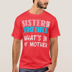 Camiseta Irmã ou Irmão O que há na minha revista sobre gêne