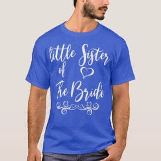 Camiseta Irmã Pequena da Noiva e Casamento de Noite