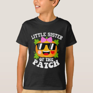 Camiseta Irmã Pumpkin Do Hallowee Engraçado Do Patch