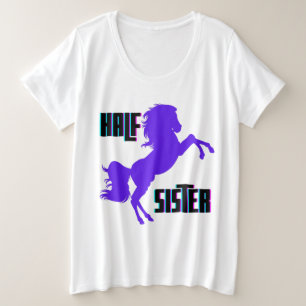 Camiseta Irmã Púrpura Irmã Irmão Irmão
