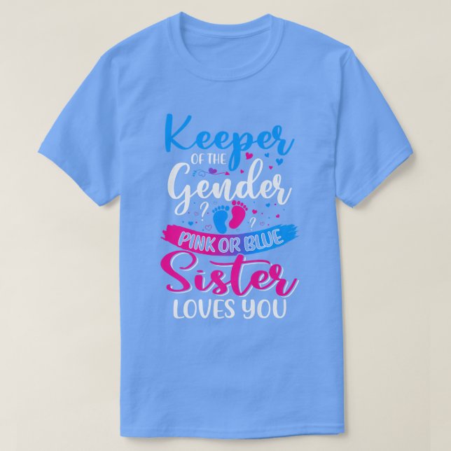 Camiseta Irmã Rosa Ou Azul Te Ama Mantendo A Revelação De G (Frente do Design)