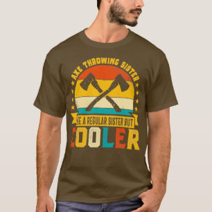 Camiseta Irmã Trô Jogando Raio Como uma Irmã Normal