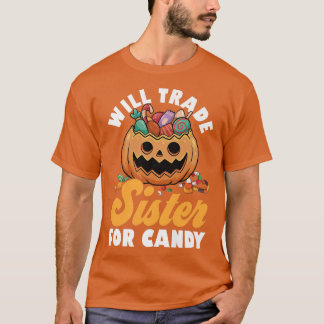 Camiseta Irmã Trocará Para Os Irmãos Da Família Candy Feliz