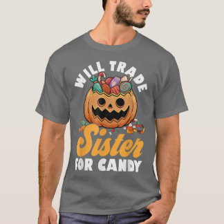 Camiseta Irmã Trocará Para Os Irmãos Da Família Candy Feliz
