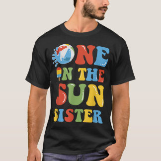 Camiseta Irmã Um No Sol Festa de Aniversário de 1 Ano na Pi