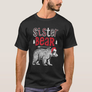Camiseta Irmã Ursa Papai noel de Natal - Pajama
