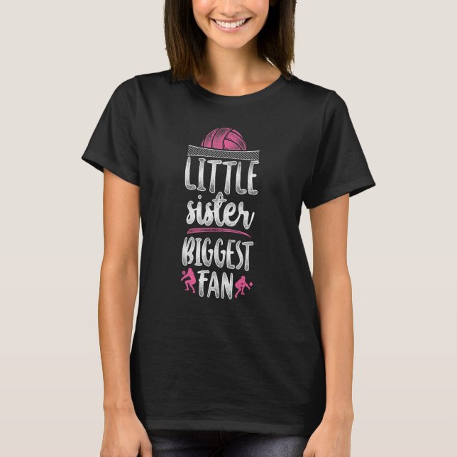 Camiseta Irmã Vintage, Irmã do Voleibol (Frente)
