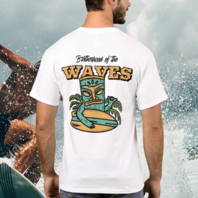 Camiseta Irmandade das ondas por Salty AF (Criador carregado)