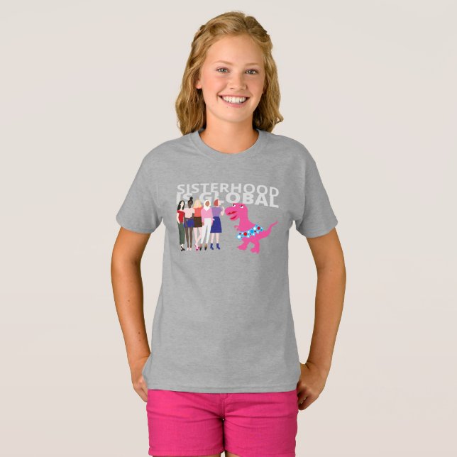 Camiseta Irmandade é global, mês de história das mulheres (Frente Completa)