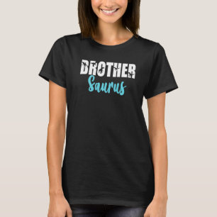 Camiseta Irmandade Grande Irmão T Rex Dinossaur Gênero Re