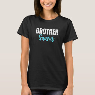 Camiseta Irmandade Grande Irmão T Rex Dinossaur Gênero Re