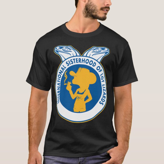Camiseta Irmandade Internacional De Lot-Lizards - Engraçada (Frente)