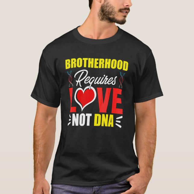 Camiseta Irmandade Requer Amor Não Stepbro Bônus Br (Frente)