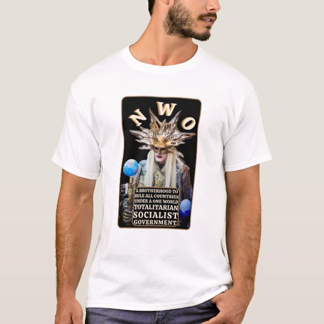 Camiseta Irmandade Totalitária (luz) (Frente)