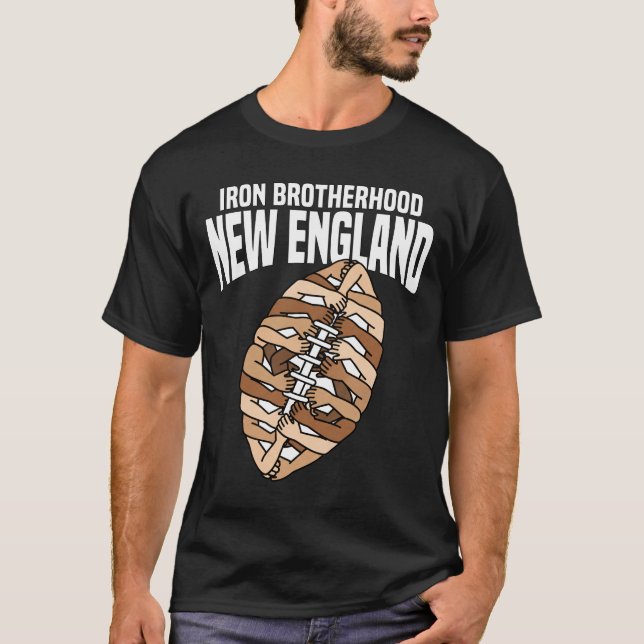 CAMISETA IRMANDANDE DE FERRO DA NOVA INGLATERRA - FUTEBOL D (Frente)