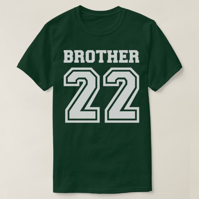 Camiseta Irmão 2022 para novo irmão (Frente do Design)