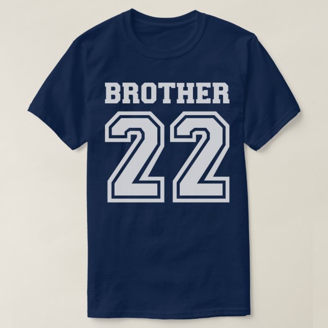 Camiseta Irmão 2022 para novo irmão (Frente do Design)