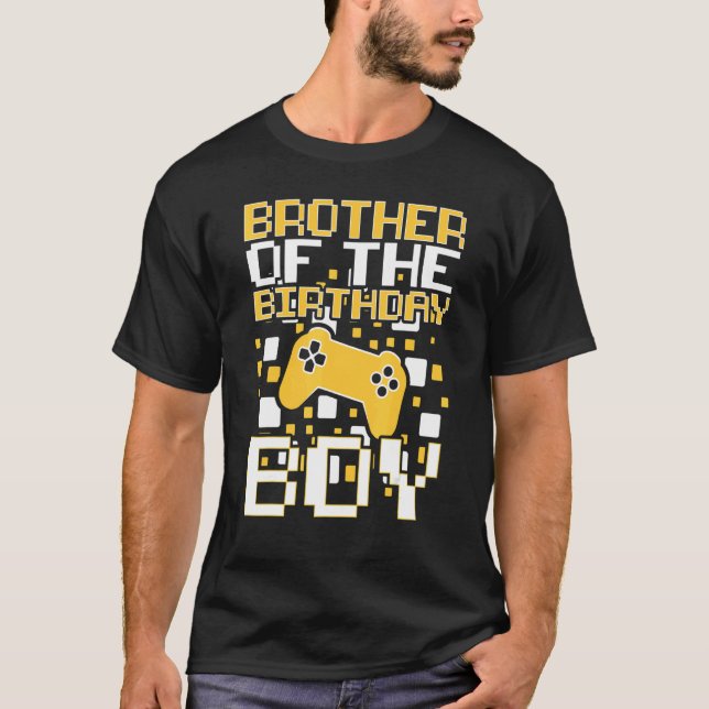 Camiseta Irmão Aniversário Da Família Birthday Boys (Frente)