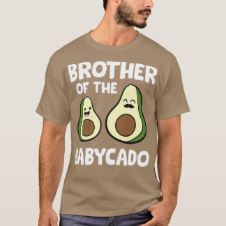 Camiseta Irmão Bebê Avocado Da Bebê Do Babycado Avo