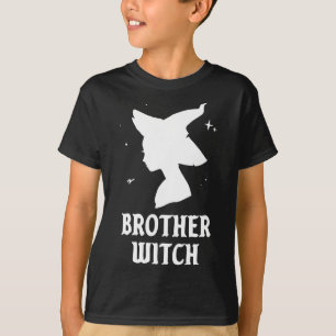 Camiseta Irmão Bruxa Engraçada Brincadeira Correspondendo
