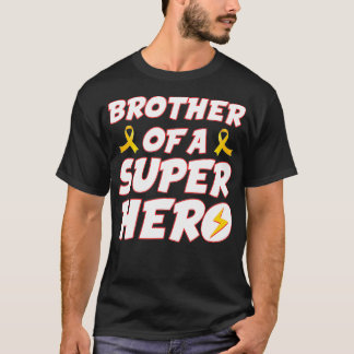 Camiseta Irmão Cancer Da Infância De Uma Costela Familiar D