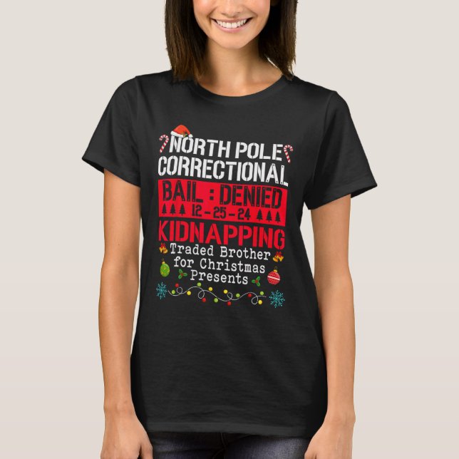 Camiseta Irmão Comercializado de Sequestro Corretivo do Pol (Frente)