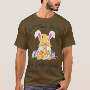 Camiseta Irmão Comercializará Páscoa DocesPáscoa Engraçada 