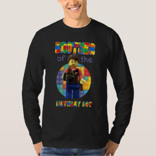 Camiseta Irmão Construtor de Tijolos Mestre em Blocos