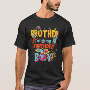 Camiseta Irmão da Bd do Espaço do Astronauta do Astronauta 
