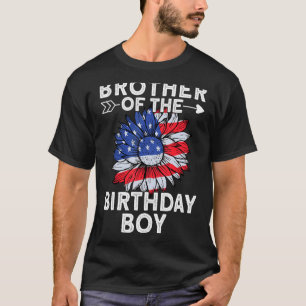 Camiseta Irmão Da Celebração Do Amor Da Família Birthday Bo