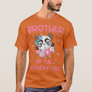 Camiseta Irmão Da Fama Do Festa De Urso De Panda De Anivers