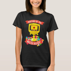 Camiseta Irmão Da Família De Blocos De Construção Principal
