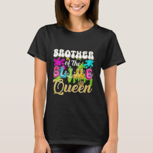 Camiseta Irmão Da Família De Festas de aniversário De Rainh