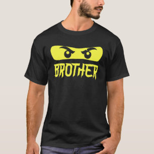 Camiseta Irmão Da Família Kung Fu Ninja Eyes