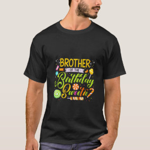 Camiseta Irmão Da Festa de aniversário De Docinho De Aniver