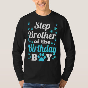 Camiseta Irmão Da Festa De Baternidade Do Cachorro De Anive