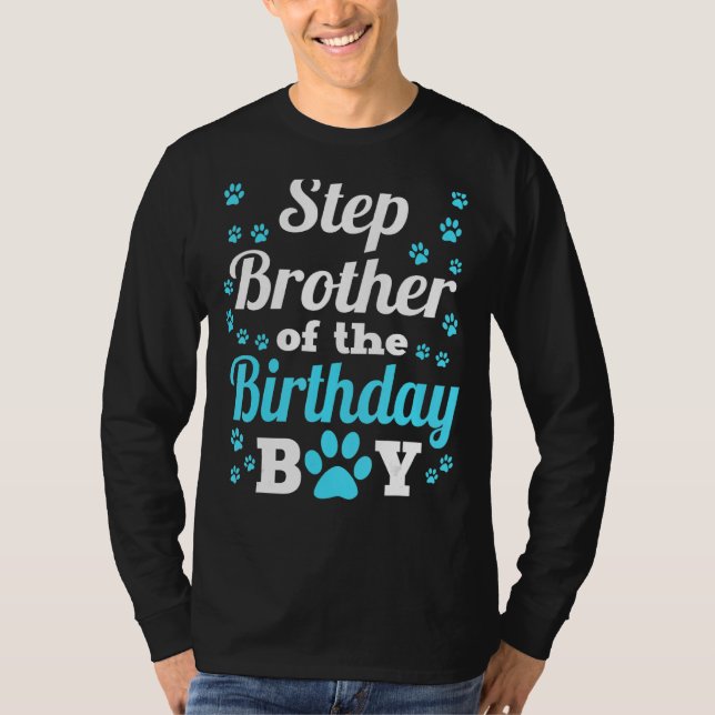 Camiseta Irmão Da Festa De Baternidade Do Cachorro De Anive (Frente)