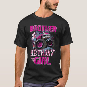 Camiseta Irmão da Garota de Aniversário, Caminhão 1rua