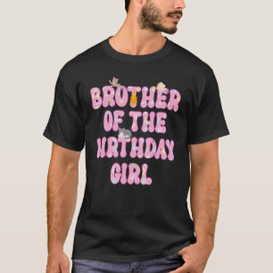 Camiseta Irmão Da Garota De Aniversário, O Gato Pensava Que