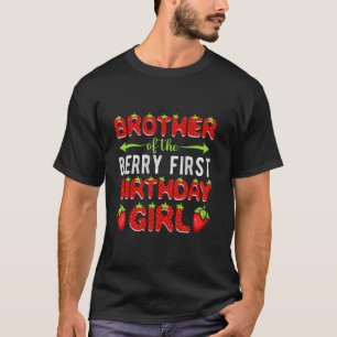 CAMISETA IRMÃO DA GAROTA DO PRIMEIRO ANIVERSÁRIO