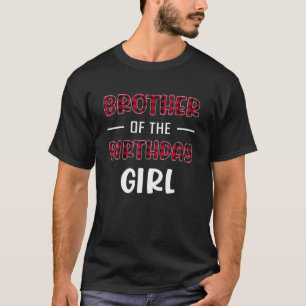 Camiseta Irmão da Xadrez de Búfalo de aniversário