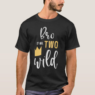 Camiseta Irmão De Duas Coisas De Festas De segundo aniversá