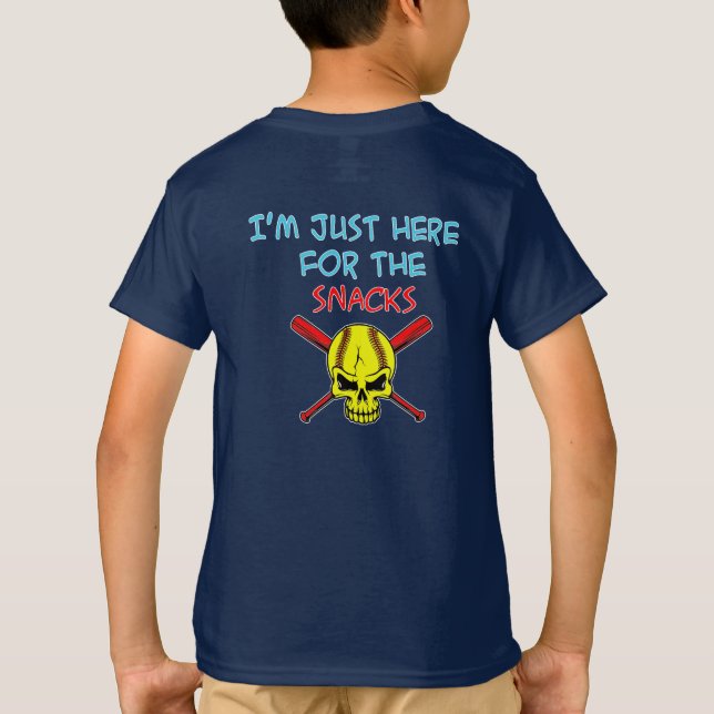 Camiseta Irmão de Softbol (Verso)