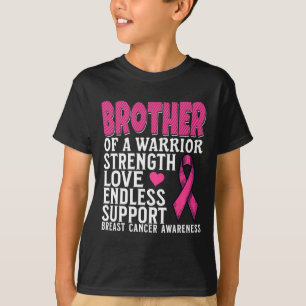 Camiseta Irmão de um Cancer de guerreiro de consciência
